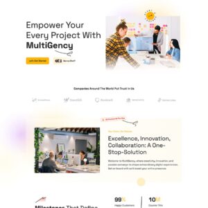 MultiGency - Multipurpose Website Template For Elementor